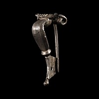 Roman Silver Knee Brooch