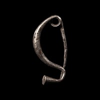 Iron Age Celtic Silver Bow Brooch
