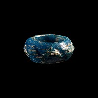 Egyptian Blue Glass Ring