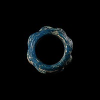 Egyptian Blue Glass Ring