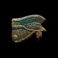 Egyptian Faience Eye of Horus Amulet