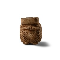 Egyptian Alabaster Hedgehog Vessel