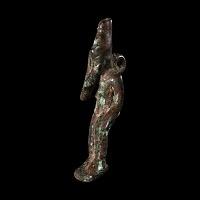 Egyptian Bronze Seated Harpocrates Figure