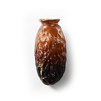 Roman Amber Glass Date Vessel
