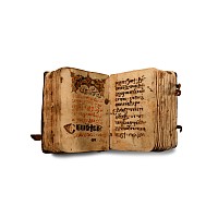 Leather Bound Illuminated Manuscript