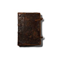 Leather Bound Religious Manuscript Book