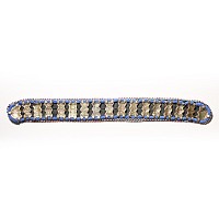 Bedouin Silver-Coloured Metal Beaded Headpiece