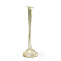 Roman Glass Candlestick Unguentarium