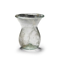 Roman Clear Glass Bottle