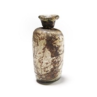 Roman Glass Barrel-Shaped Flask
