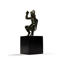 Greek Bronze Hephaistos Statuette