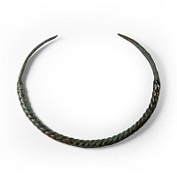 Viking Age Faux Twisted Bronze Torc