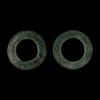 Bronze Age Decorated Horse Harness Loop Pair