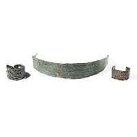 Bronze Age Diadem and Bracelet Set