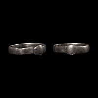 Medieval Silver Ring with Raised Bezel