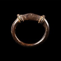 Iron Age Celtic 'Published' Bronze Strap Mounted Terret Ring