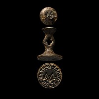 Medieval Bronze Double Seal Matrix