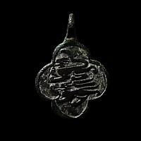 Medieval Royal Knight's Enamelled Bronze Heraldic Horse Harness Pendant