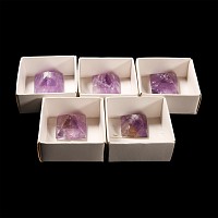 Natural History - Polished Amethyst Crystal Pyramid Group [5]