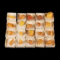 Natural History - Boxed Realgar Orpiment Specimen Group [20]