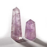 Natural History - Cut and Polished Amethyst Crystal Obelisk Group [2]