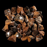 Natural History - Large Brown Obsidian Volcanic Glass Specimen Group [34]
