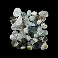 Natural History - Aquamarine Topaz Pebble Group [50]