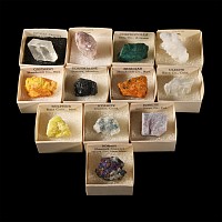 Natural History - Boxed Mixed Mineral Collection [12]