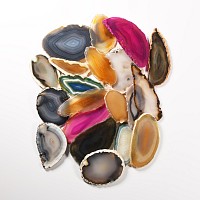 Natural History - Mixed Cut and Polished Agate Slice Collection [20]