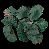 Natural History - 12mm Cut Malachite Slab Group [10]