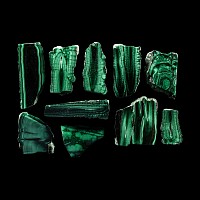 Natural History - Medium Polished Malachite Specimen Collection [10]