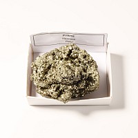 Natural History - Large Boxed Pyrite Crystal 'Paper Weight'