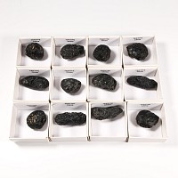 Natural History - Boxed Meteorite Crater Tektite Specimen Collection [12]