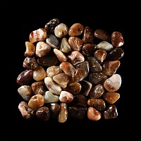 Natural History - Polished Banded Agate Pebble Group [50]