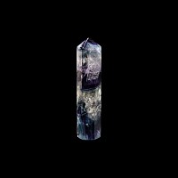 Natural History - Cut & Polished Banded Fluorite Healing Wand