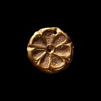 Greek Gold Floral Mount