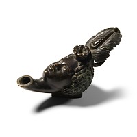 Grand Tour Bronze Oil Lamp