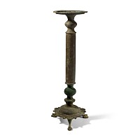 Western Asiatic Bronze Lamp Stand