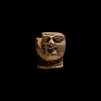 Western Asiatic Bone Doll's Face