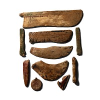 Egyptian Wooden Artefact Collection