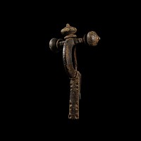 Roman 'Midlands' Bronze Decorated Crossbow Brooch