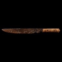 Roman Iron Knife with Bone Handle