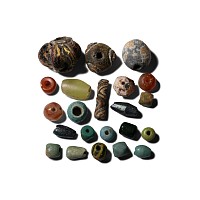 Roman Glass and Stone Bead Collection