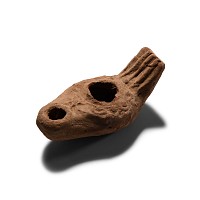 Byzantine Terracotta Slipper Oil Lamp