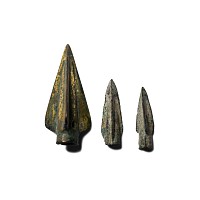 Chinese and Greek Bronze Arrowhead Group