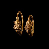 Hellenistic Gold Eros Earrings