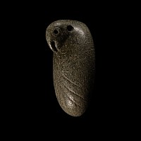 Large Bactrian Stone Stamp Seal with Bird
