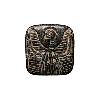Bactrian Bifacial Stone Amulet with Bird and Lion