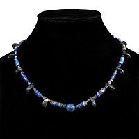 Bactrian Style Lapis Lazuli Bead Necklace String
