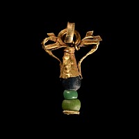 Greek Gold Amphora-Shaped Pendant